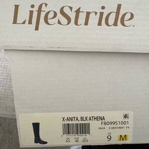 Life Stride Black Athena Heeled Boots